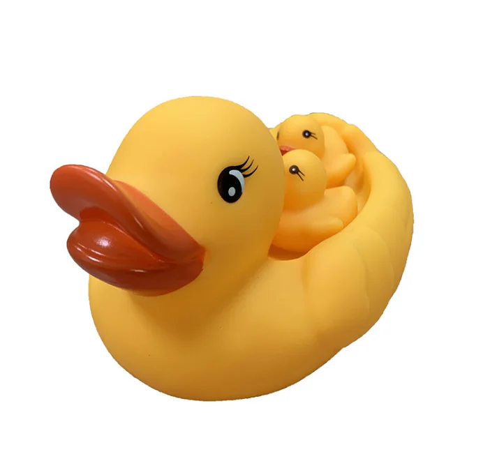 Bath toy animal  bath duck  floating and squeaking shower toys baby kid tub rubber duck family