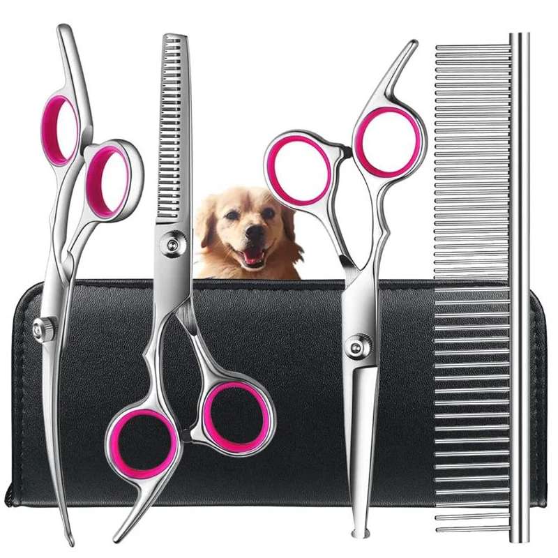Factory Wholesale Pet Cleaning & Grooming Products Cat Clean Tool Scissors And Comb