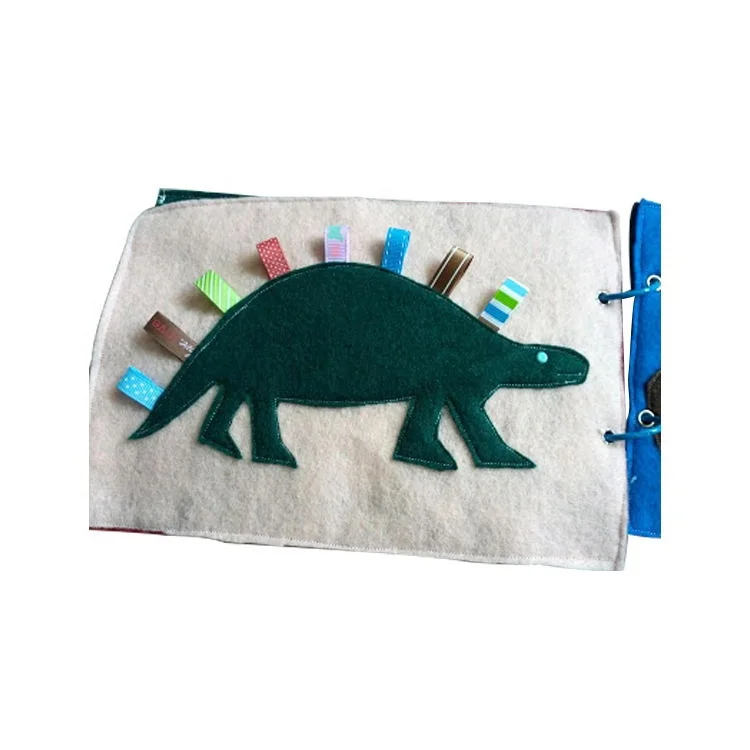 
Factory price soft educational mute book baby cloth book 