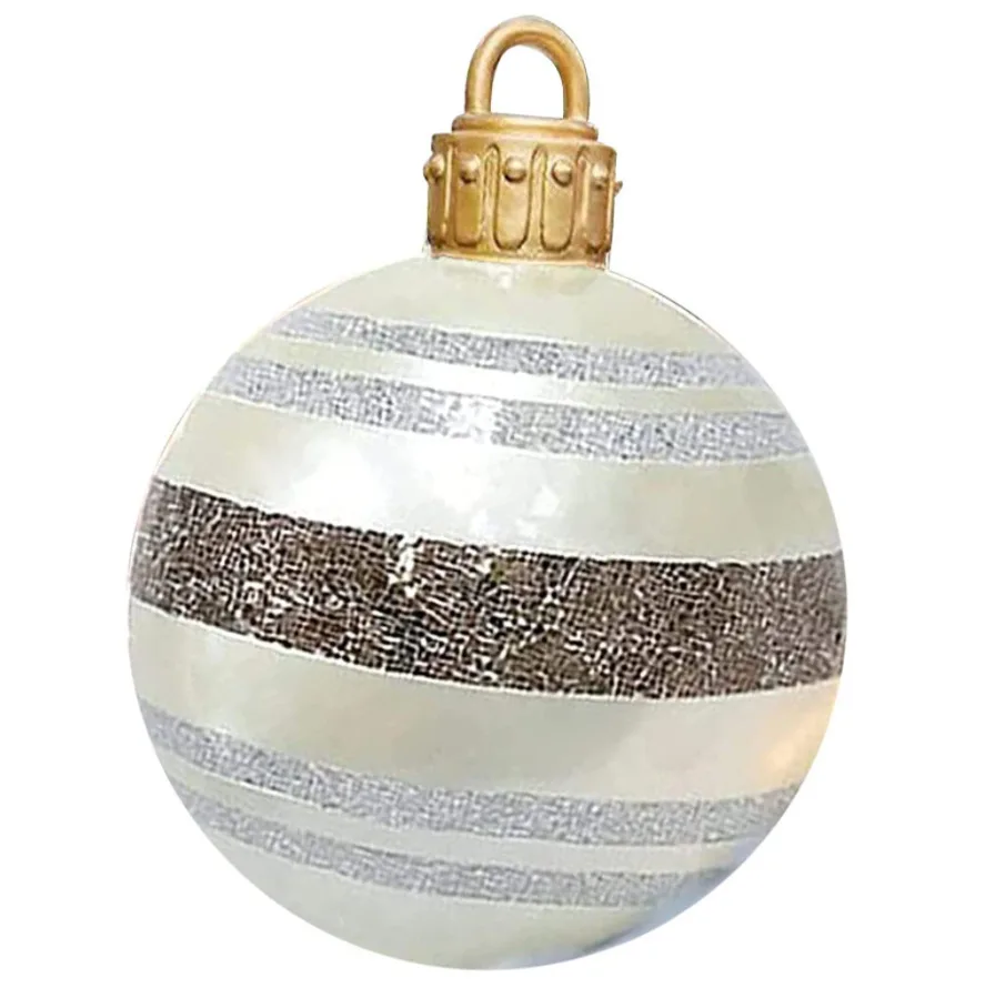 60cm our door Christmas decoration balloon fun festive atmosphere large pvc inflatable christmas ball