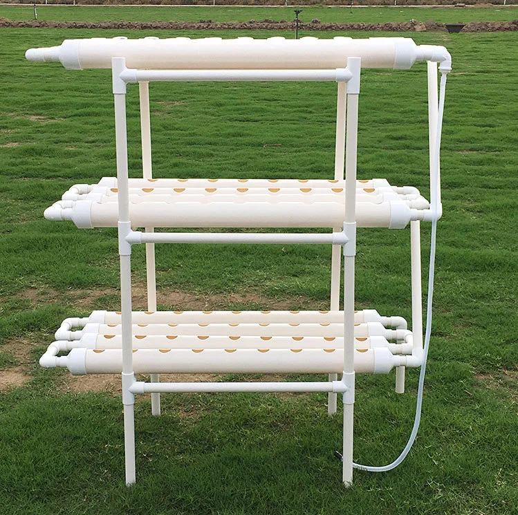 PVC greenhouse hydroponic planting system kit planting frame kit Rigid Pvc Hydroponic Channel Pipe