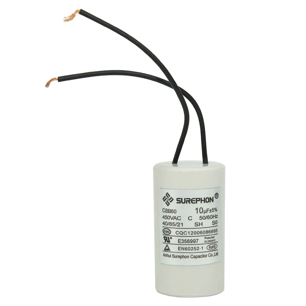 Coolway Cbb61 450V 1Uf 1.2Uf 1.5Uf 1.8Uf 2Uf 2.5Uf 3Uf 4Uf Fan Capacitor