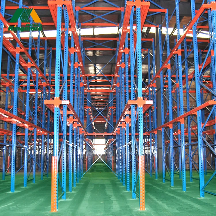 industrial heavy duty RAL system warehouse steel heavy duty drive in pallet rack