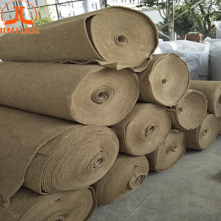 8mm Hemp Grow 100% Natural Jute Fiber Biodegradable Seed Tray Jute Felt