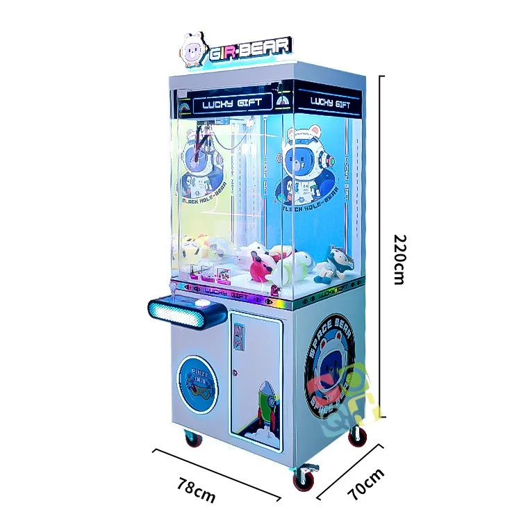 High Quality Custom Claw Doll Machine Crane Toy Game Arcade Machines for Shopping Mall