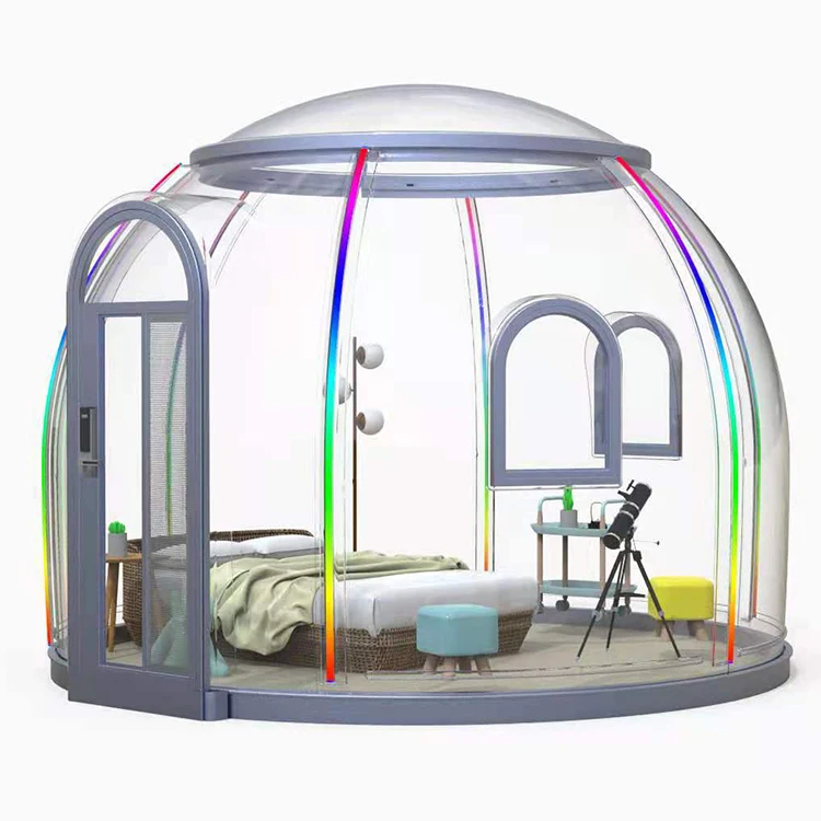 Transparent domes 2m/3m/4m/5m/6m/8m Clear Star Room Visual bubble room Customizable support from Factory made in China