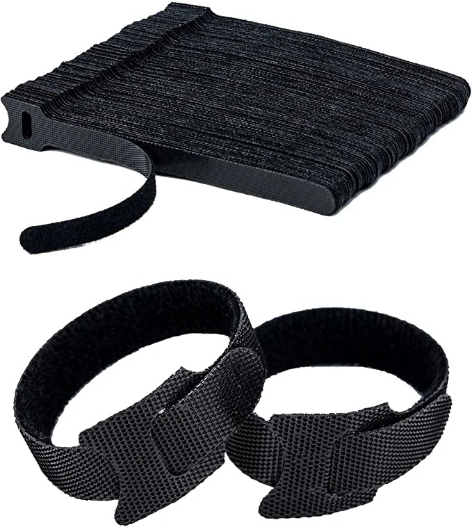 6 inch Hook and Loop Cable Wire Tie with Custom Logo