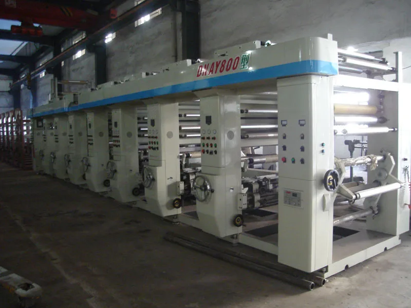 2 colors offset flexo non woven Kraft paper printer non woven mylar bags cardboard printing machine for pizza box