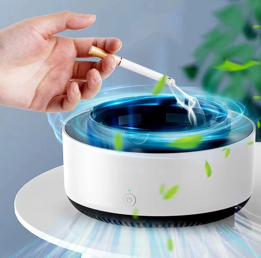 Multipurpose Ashtray Air Purifier Smokeless Ashtray Air Purifier Smart Ashtray Air Purifier Portable Gadgets House Accessories
