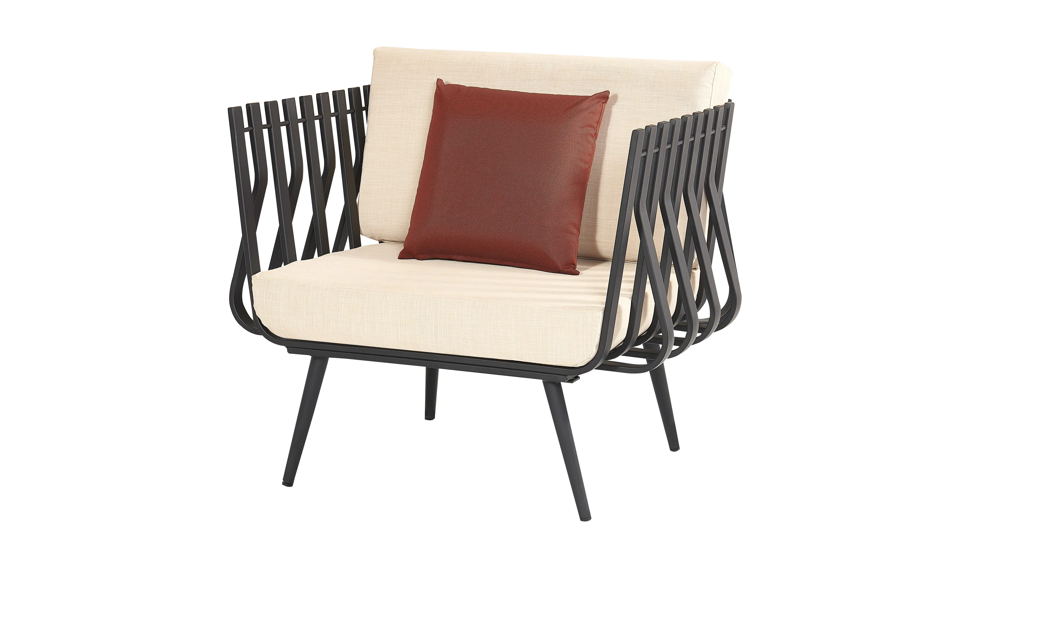 Wholesale Good Quality Patio Furniture Modern Design Outdoor Aluminum Sofa Nordic Garden Sofa