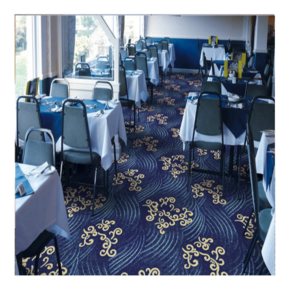 Kaili Printed Nylon Diverse Designs Custom Factory Fireproof Waterproof Jacquard Tufted Carpet for Cinema Theater Hotel Villa