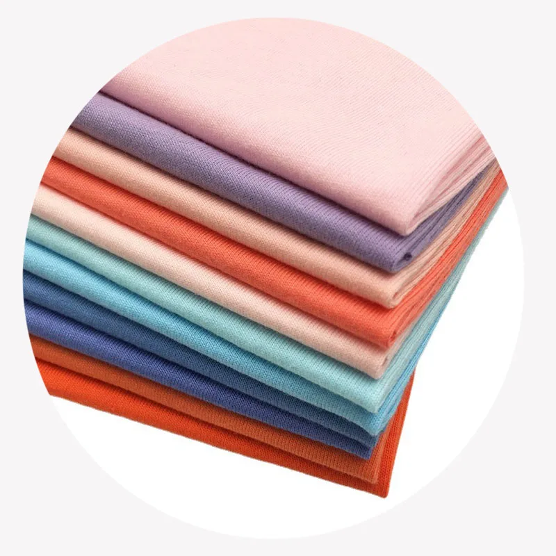 100%cotton 180g single jersey knit fabrics for clothing