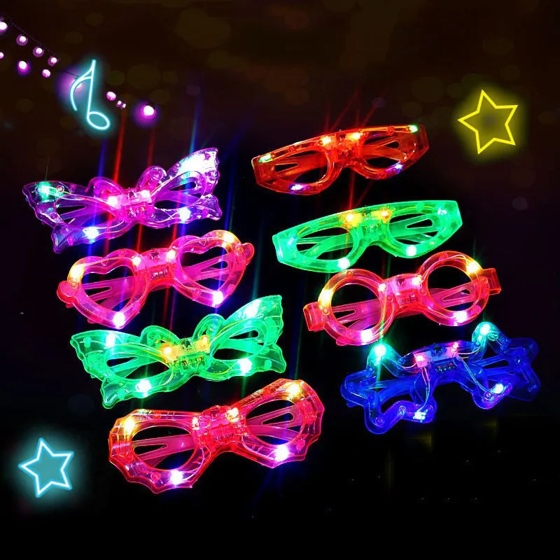 2024 Новые Детские Классические светящиеся светодиодные очки