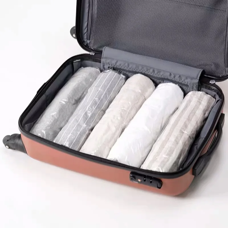 vacuum bag Travel compressed Space Saver Hand Roll Space Saving Compression storage bag