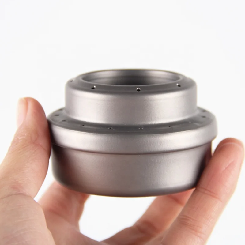 Wholesale Portable Outdoor Camping Stove Mini Alcohol Stoves Titanium Alcohol Furnace With Cross Bracket