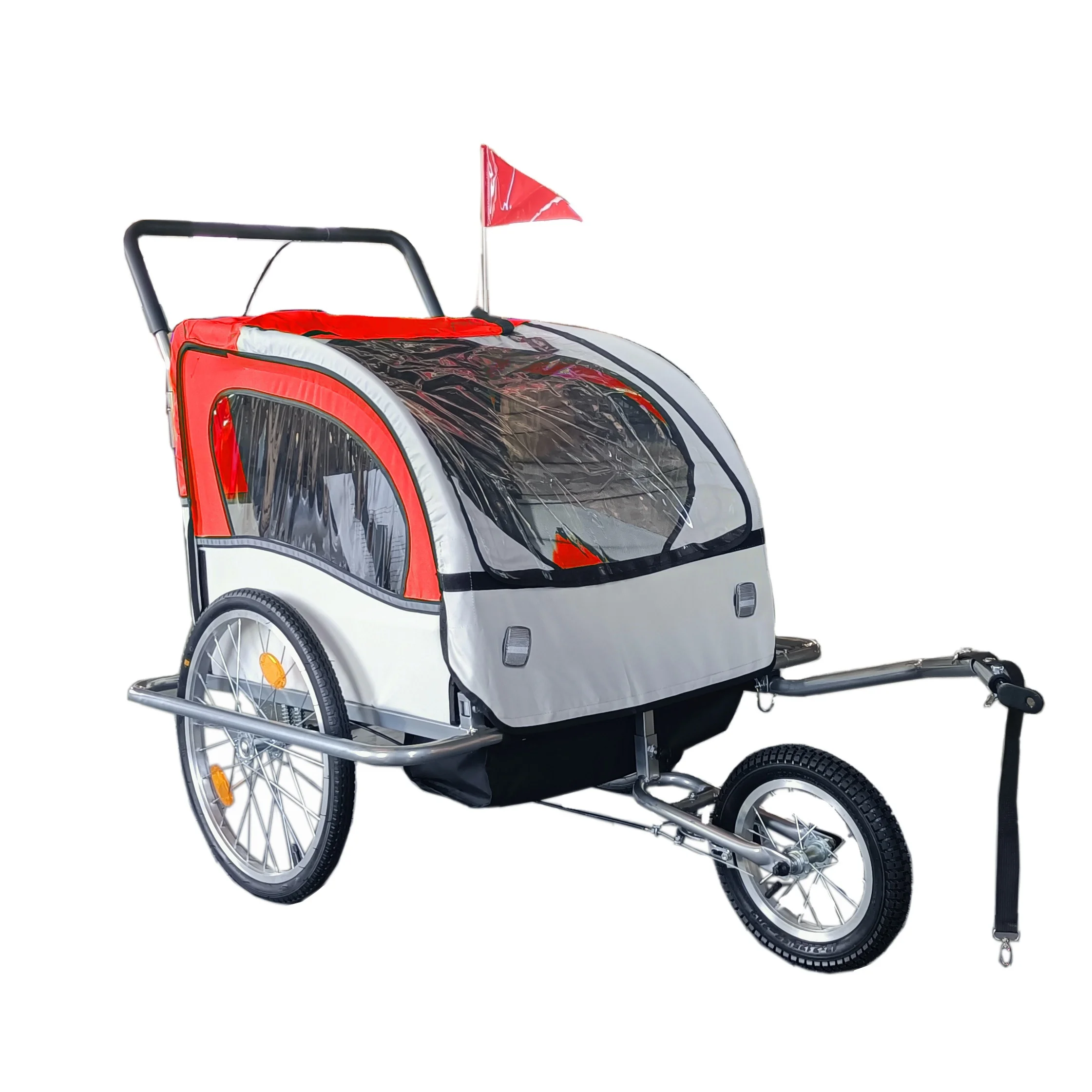 Pet and cargo hauling bike trailer stroller jogger carrier