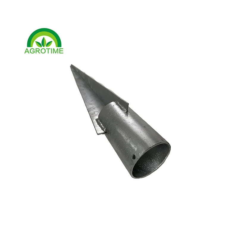 
Agrotime hot dip galvanized steel anchor PVC fence anchor silver steel foundation for fence 