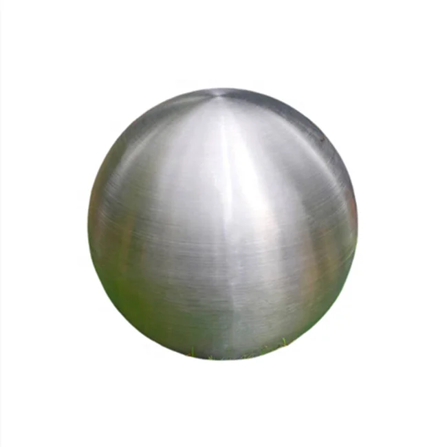 Aisi 304 316 full sizes ball 450mm 500mm 600mm brushed stainless steel gazing globe sphere