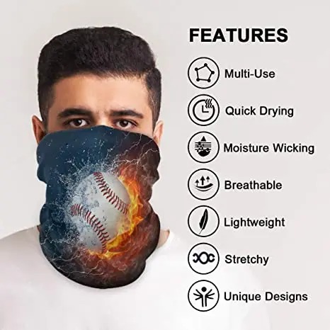 2023 New Outdoor Wholesale Bandanas Seamless Fishing Cycling Multifunctional Neck Gaiter Bandana Custom buff Scarfs Adult