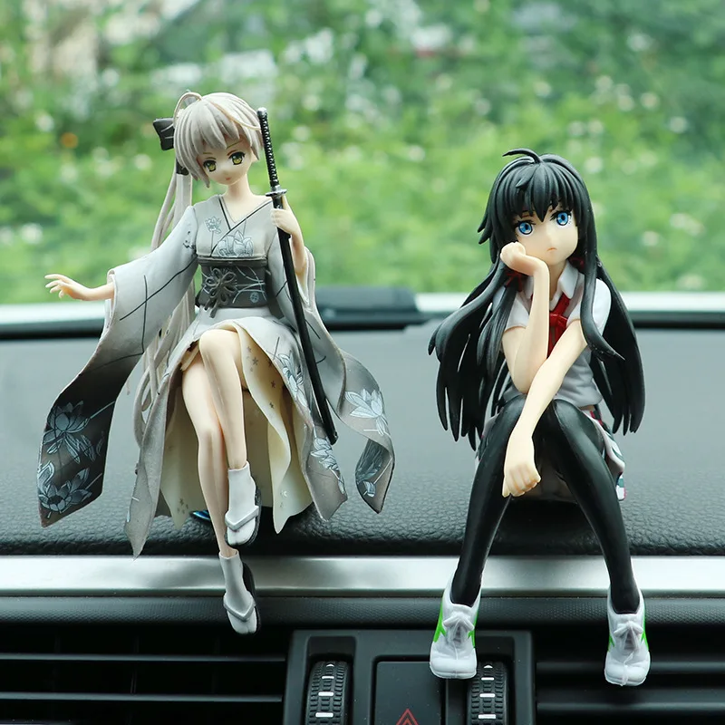 Spring day wild dome anime figure sexy girl dome girl car ornaments figure