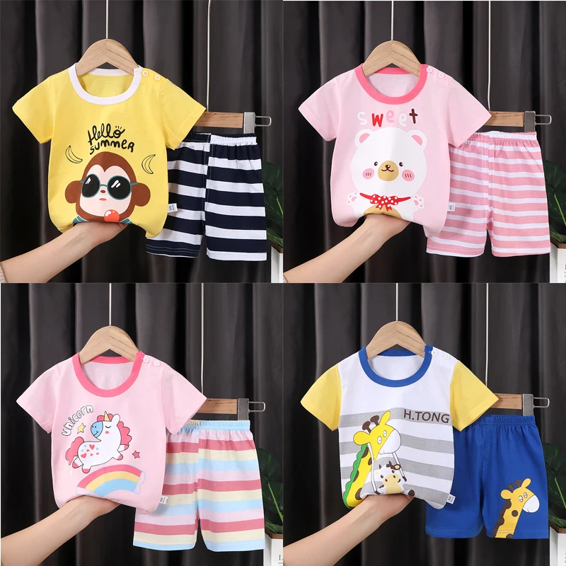 High quality kids clothing wholesale girls clothes babi boy clothing set summer fashion 2022