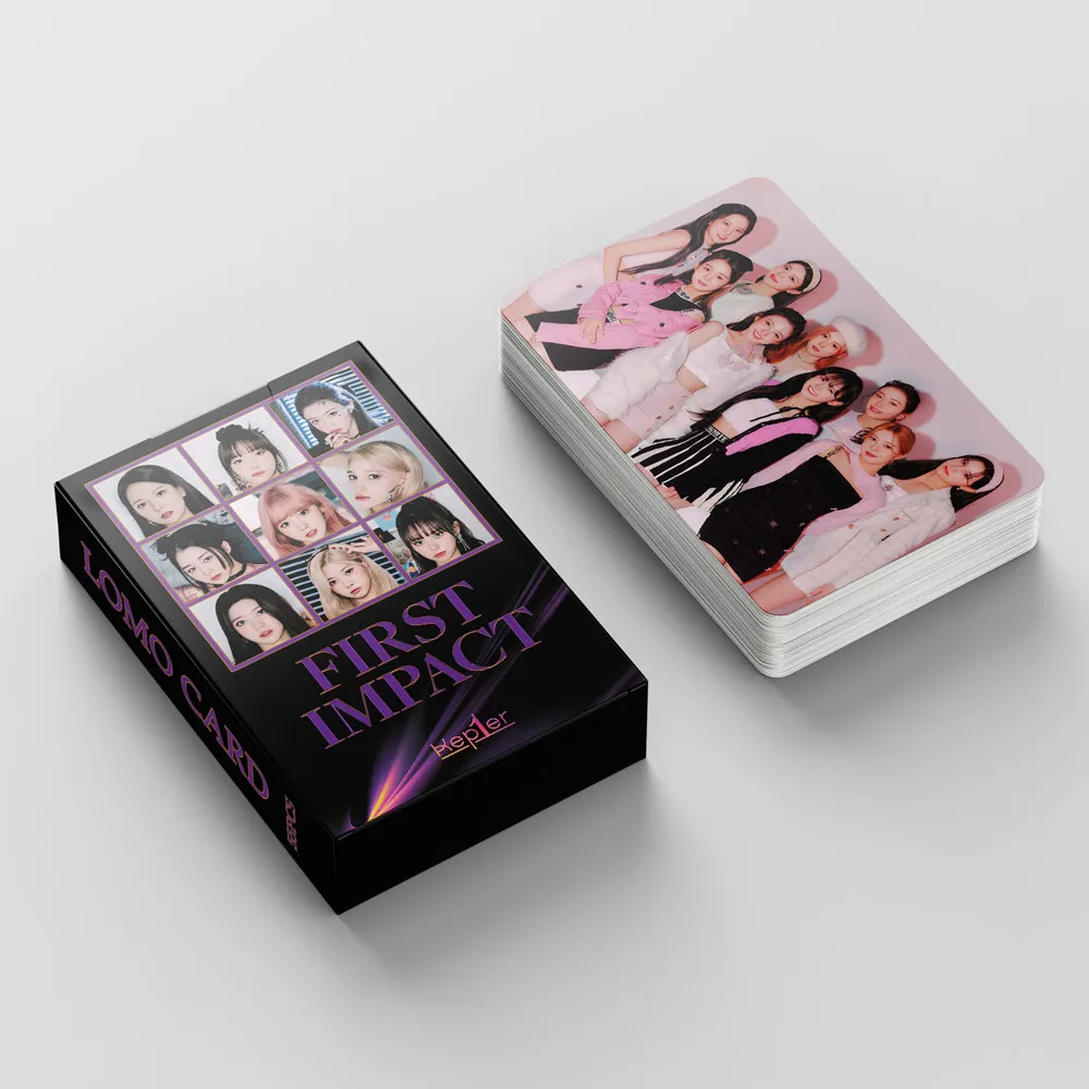 Wholesale 55pcs/box Kpop Idol Merchandise kep1er FIRST IMPACT Photocard Photo Card Lomo Card