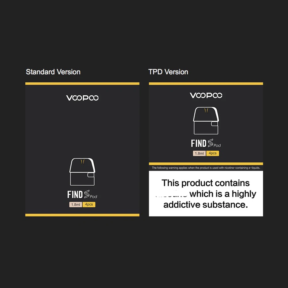  Картридж VOOPOO Find Pod 1 8 мл 4 шт. с оригинальной катушкой