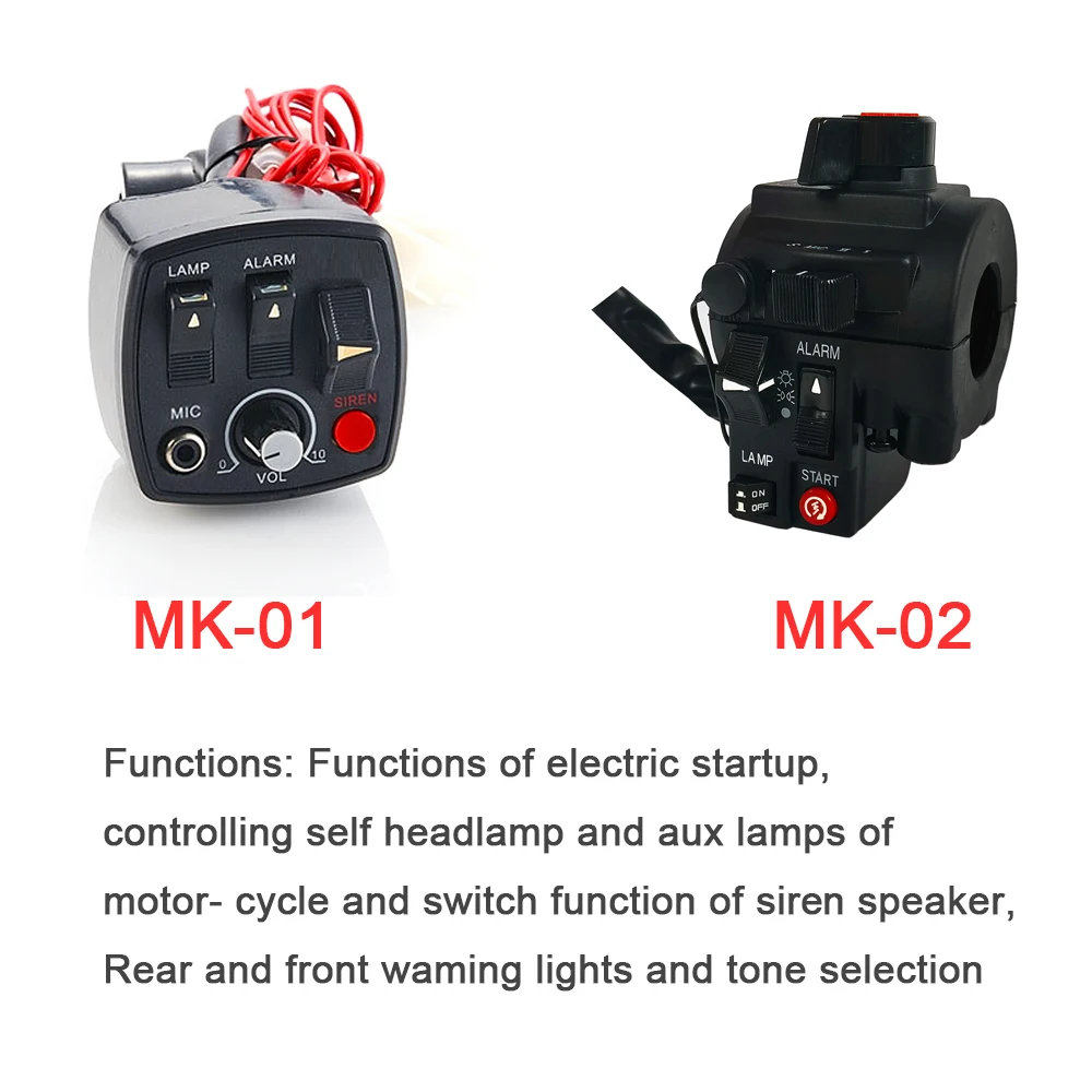 HAIBANG красный синий патруль полиция светодиодный задний стробоскоп передний мигающий полицейский мотоцикл свет