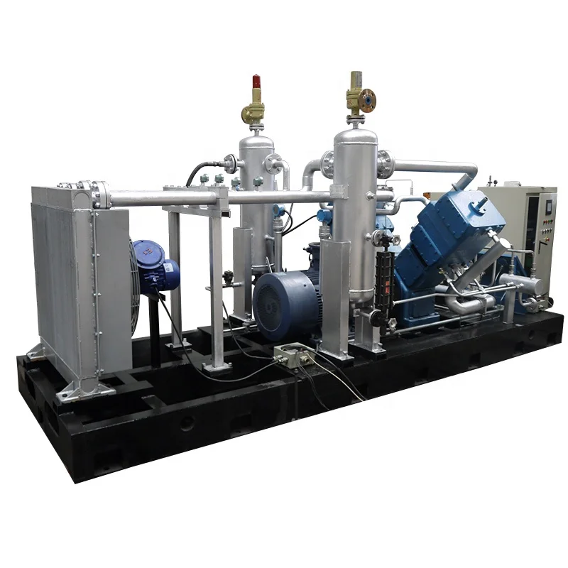 V-Type High Automation Chloromethane Piston Compressor Atmospheric Inlet Pressure Discharge 20Bar Flow 3Nm3/min