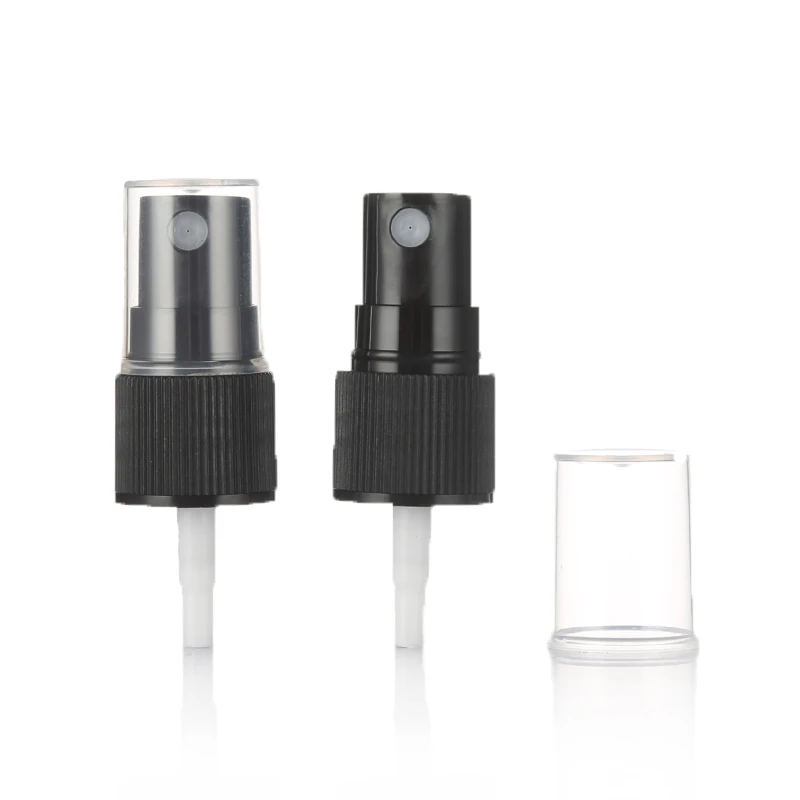 
Customized size plastic mist bottle spray black color 18/410 fine mist spray 