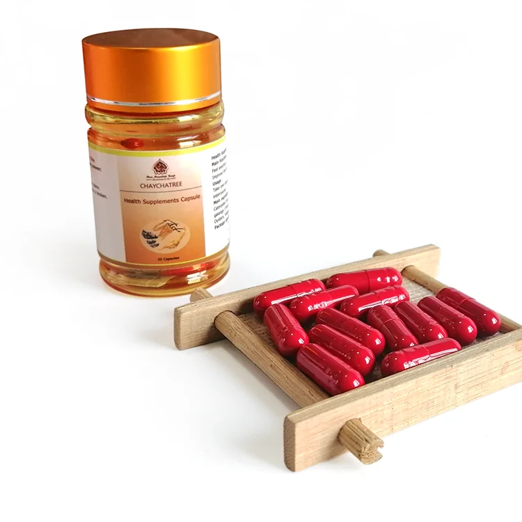 Male Pills with Horny Goat Tribulus Ginseng Yohimbe Bottle 30ct Private Label Healthcare Supplement