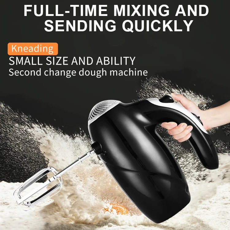 CX-6637 Food Mixer Electric Commercial Steel Mixer Bake Kitchen Batidora Power Manual Egg Beater Planetari Hand Mixer