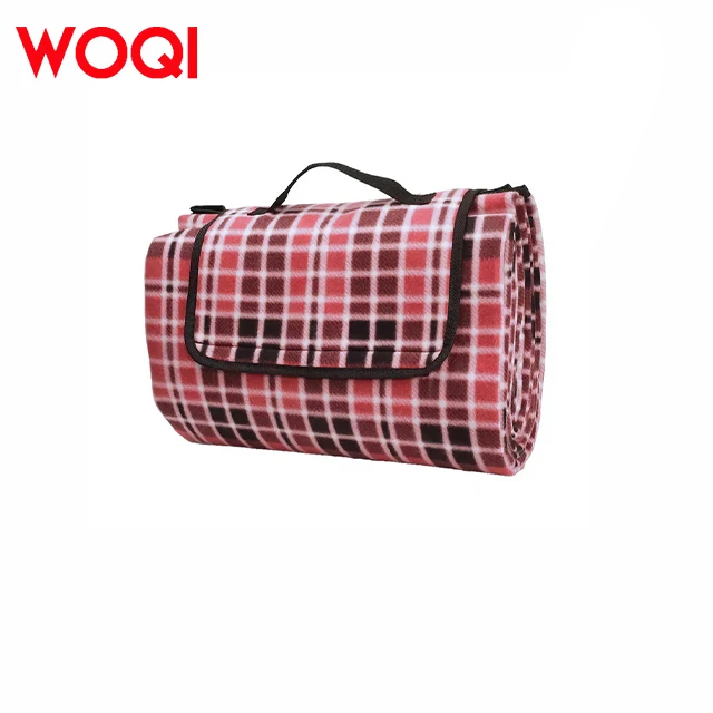 WOQI Складная эва черная красная изоляционная алюминиевая Подушка отражающая тепло спальная палатка для пикника водонепроницаемое пляжное уличное