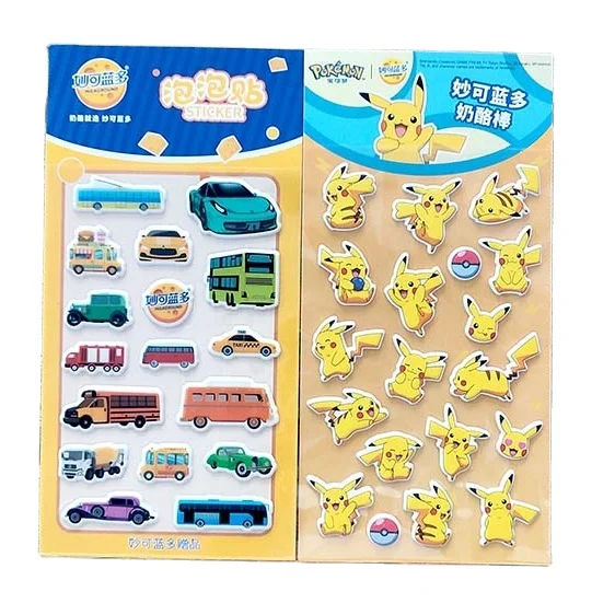 3D Animals Bear Puffy Stickers for Kids Cute 3D Water Stickers for Scrapbooking DIY Phone Diary