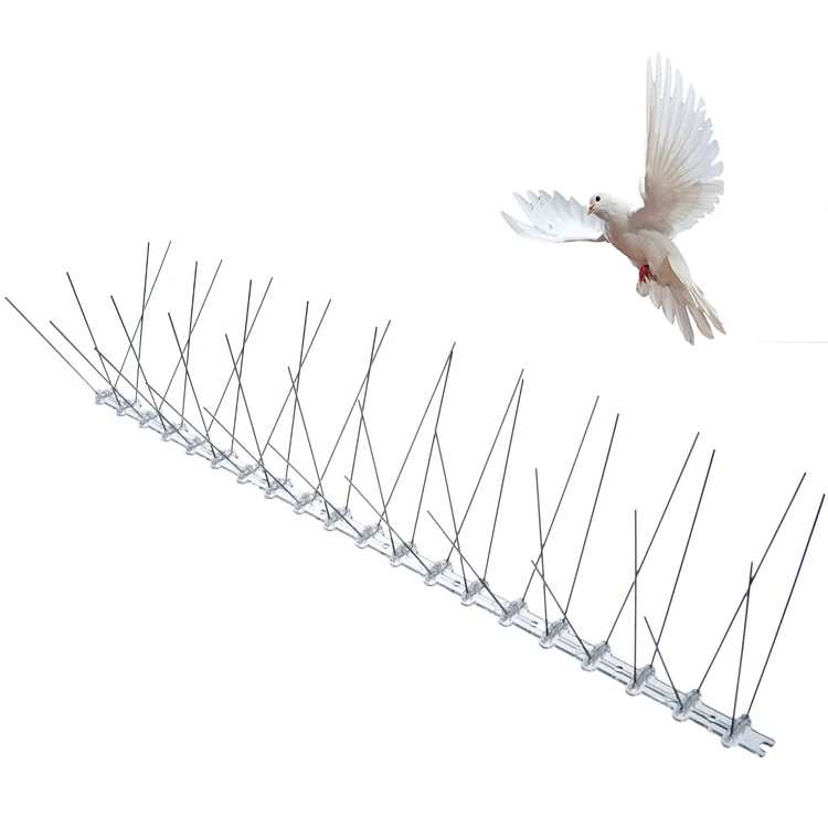 High Quality 304 Stainless Steel Bird Spike 10 Years Warranty Eco-Friendly Pest Control Netting to Repel Pigeons