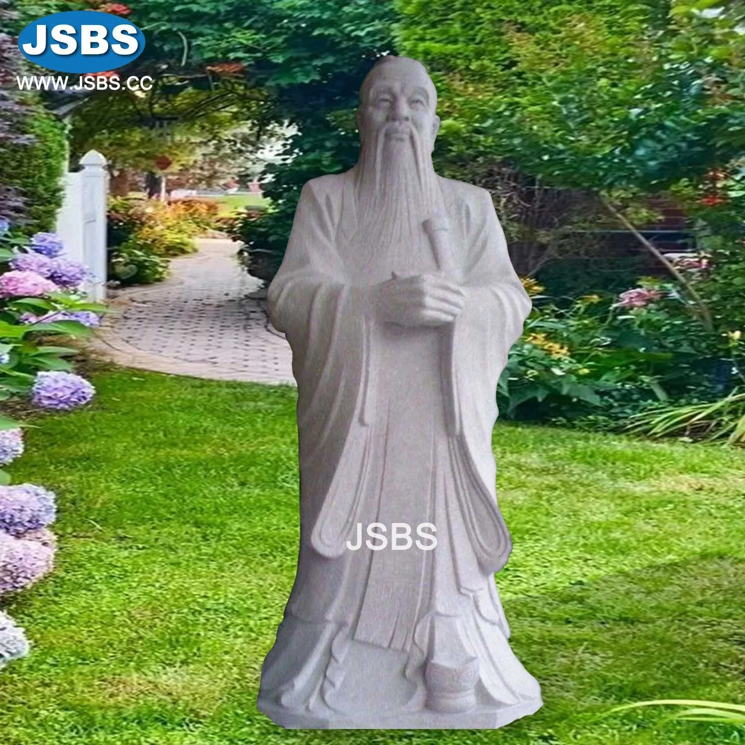 White Marble China Famous People Mao Zedong Statue