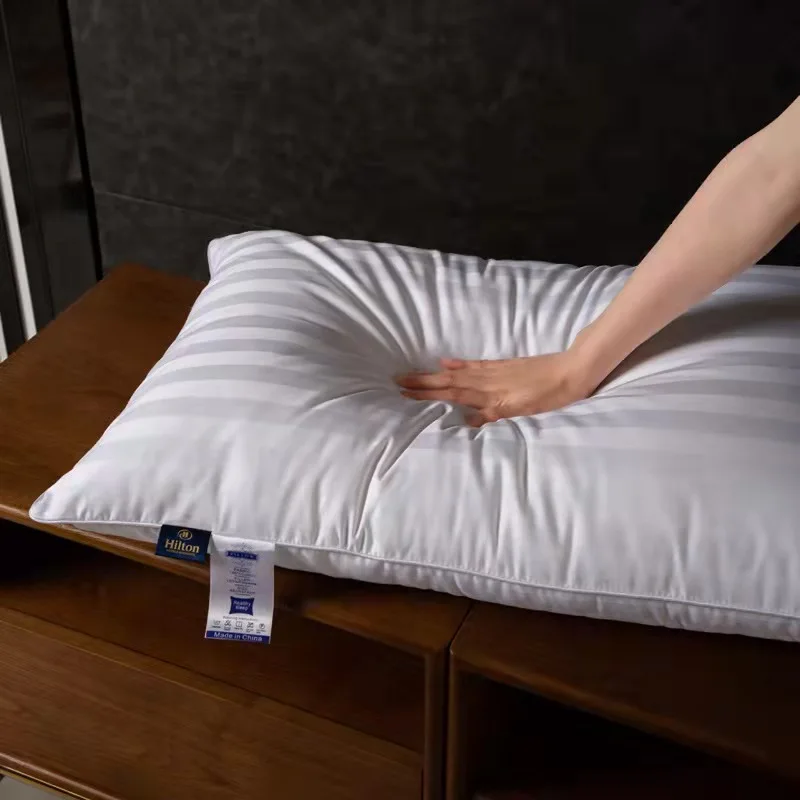 50% Goose Down And 50% Goose Feather Pillow For Hotel With Home