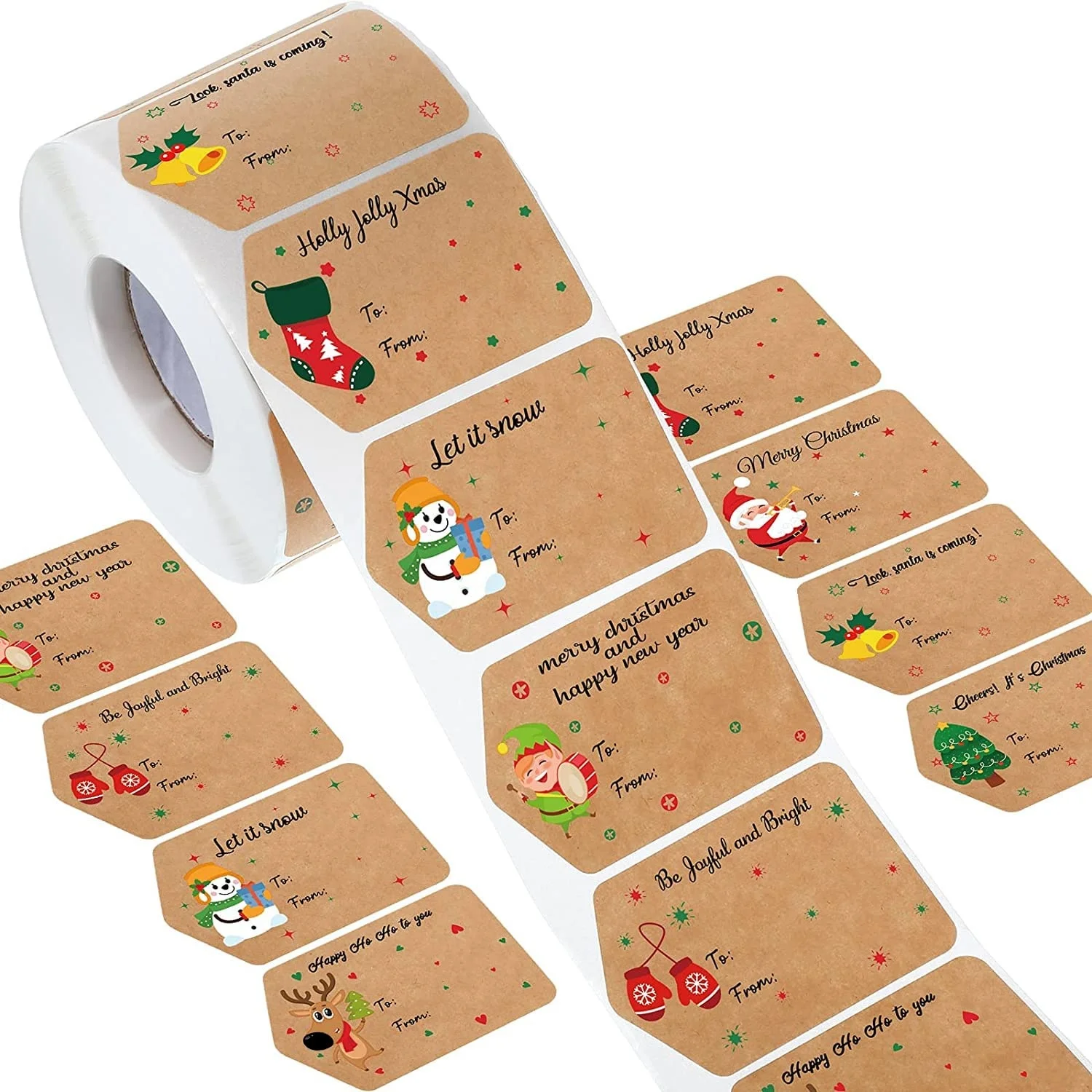 best idea for gift items on christmas Merry Christmas Stickers Theme Seal Labels Stickers For DIY Gift  Package