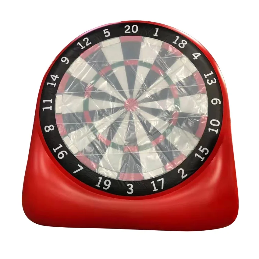 factory price 6.3ft Kid Adult Inflatable Football Soccer Dart Board Inflatable Golf Targets Dart Boards Stand Game With 4 Stick