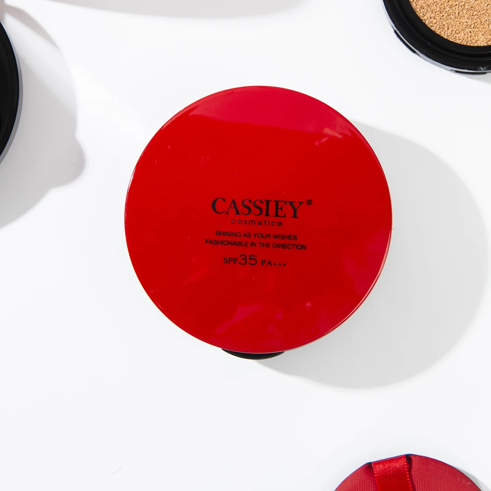 OEM Factory Supply Korean Cosmetics Makeup Air Cushion Sunscreen SPF35 Moisturizing Long Lasting Foundation BB&CC Cream