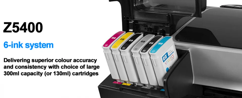 Refurbished Factory Price 44-inch Inkjet Color Wide Format Printer For HP DesignJet Z5200 Z5400 A0 B0