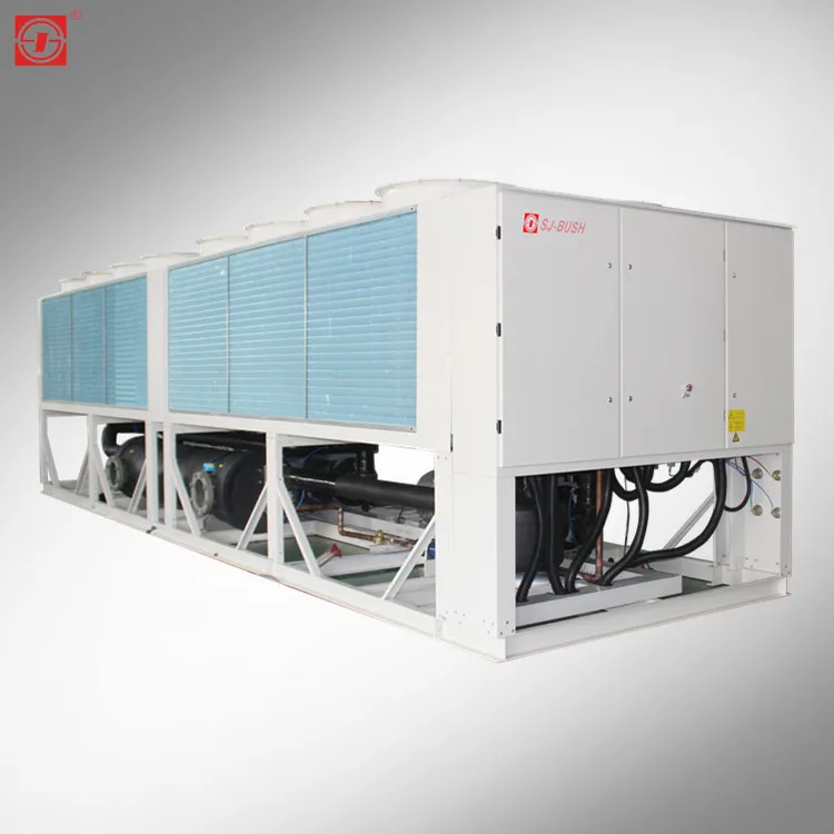 Industrial indoor wall mounted refrigeration glycol chiller unit with low noise