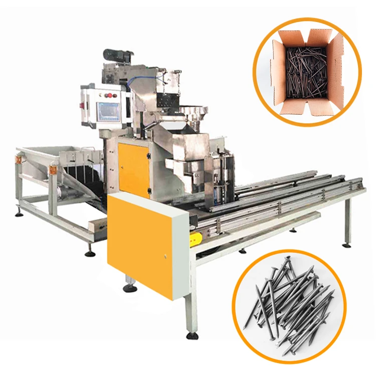 Full-automatic Screw Nuts and Bolts Hardware Carton Box Packing Machine by Shanghai Feiyu