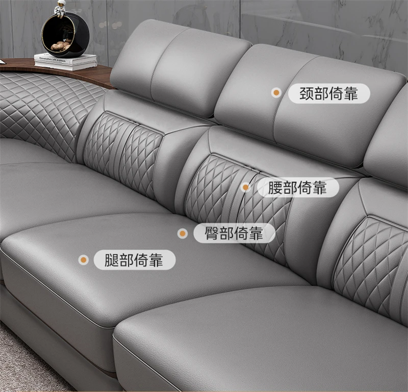 brown leather sofa set modular crema office sofas living room sectional indoor for home