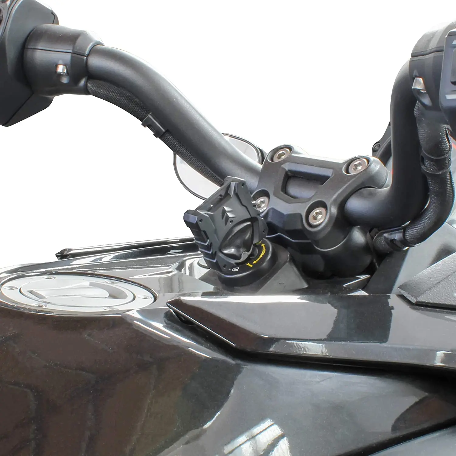 Sporty Key Holder for Can Am Spyder, Ignition Key Cover Case Shell Key Holder with Hole for Can-Am Spyder