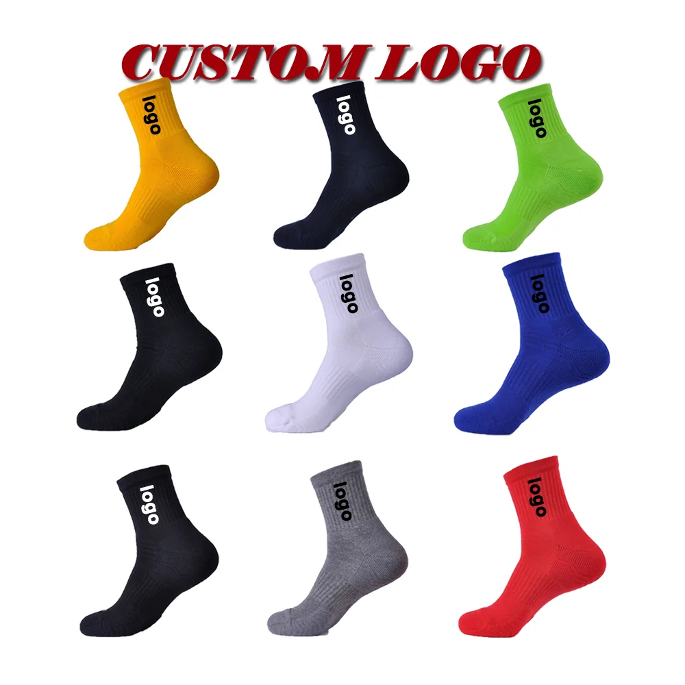 YL Wholesale Men Custom Logo On Socks Cotton Crew Tube Hip-hop Colorful Fashion Unisex Sneakers For Women Socks