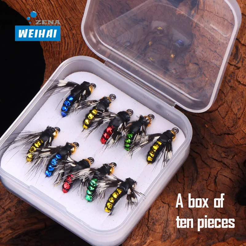 Wholesale Trout and Bass Tackle Flies Lures Dry and Wet Fly Fishing with Bionic Hooks