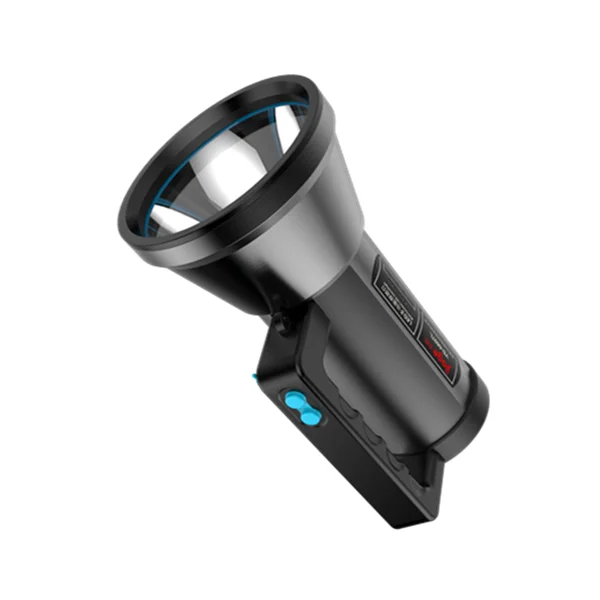 2022 Aluminum alloy LED rechargeable torch searchlight 10w Lithium battery