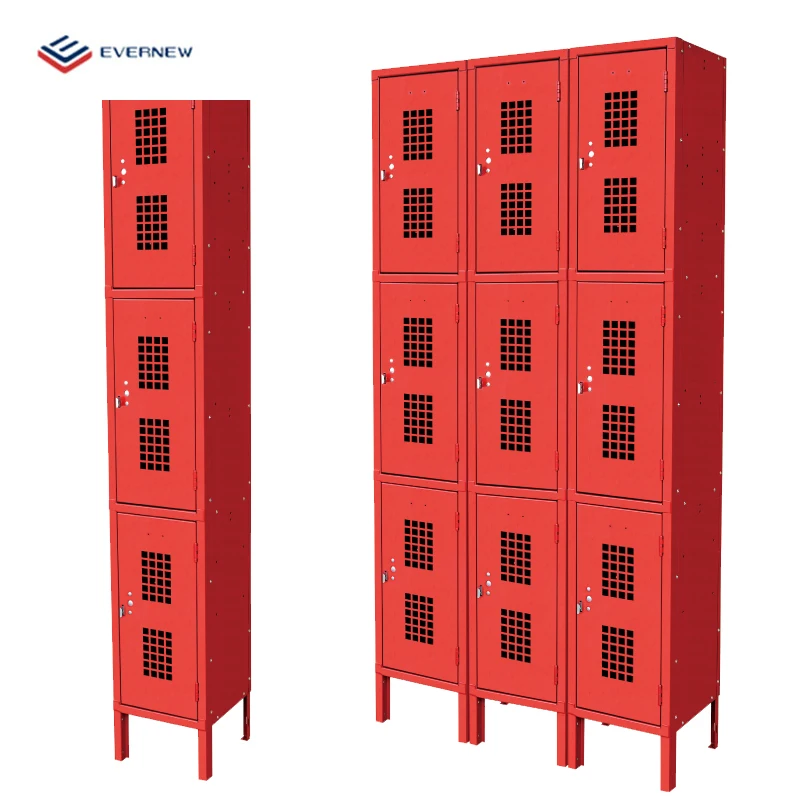 Custom metal Beautiful Colorful 2 door steel Clothes Locker With Legs From China