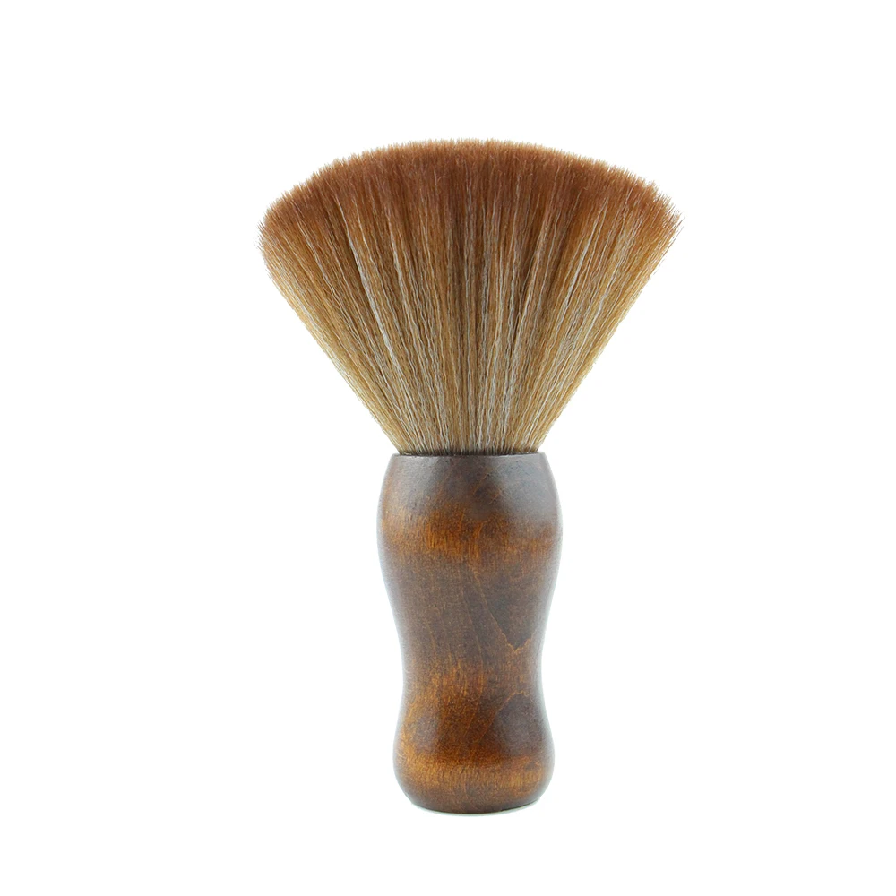 Masterlee Large wooden brush Hair Cutting Neck Duster Brush custom beard brush with beauty